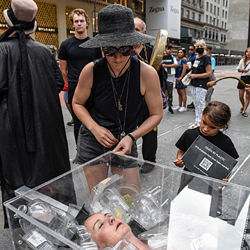 Death by Plastic (Funeral Procession), New York City, 2021