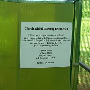 Chronic Global Warming Potion, Abington Art Center, Jenkintown, PA, 2007