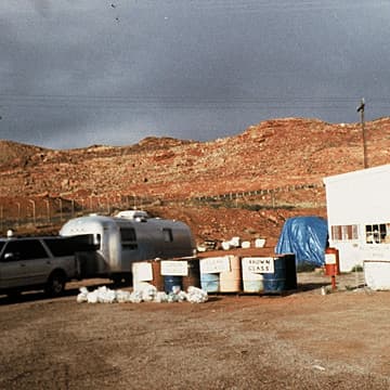 Desert Highway Cleansing / Drop-off of Recyclable Materials, Utah, 2000